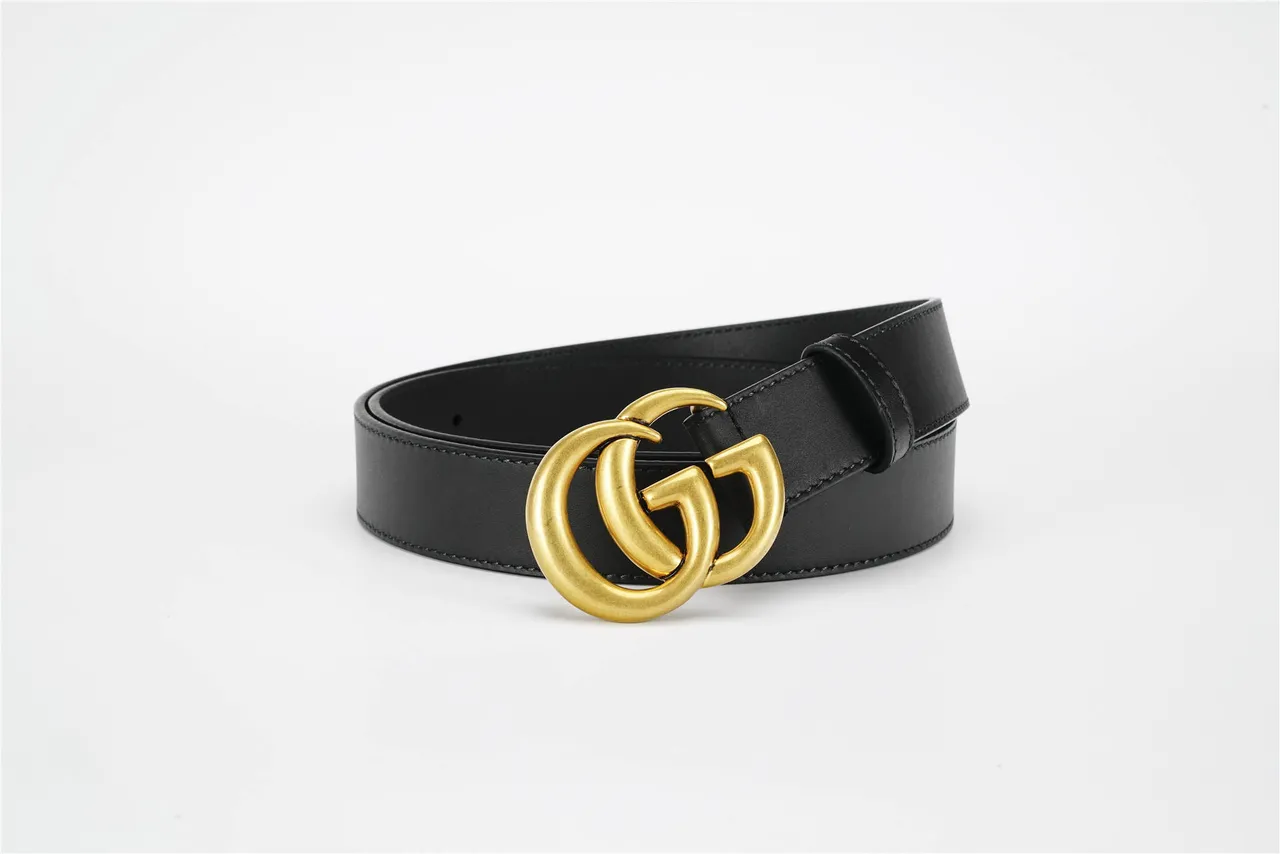 Gucci GG Marmont Black Leather Belt 14