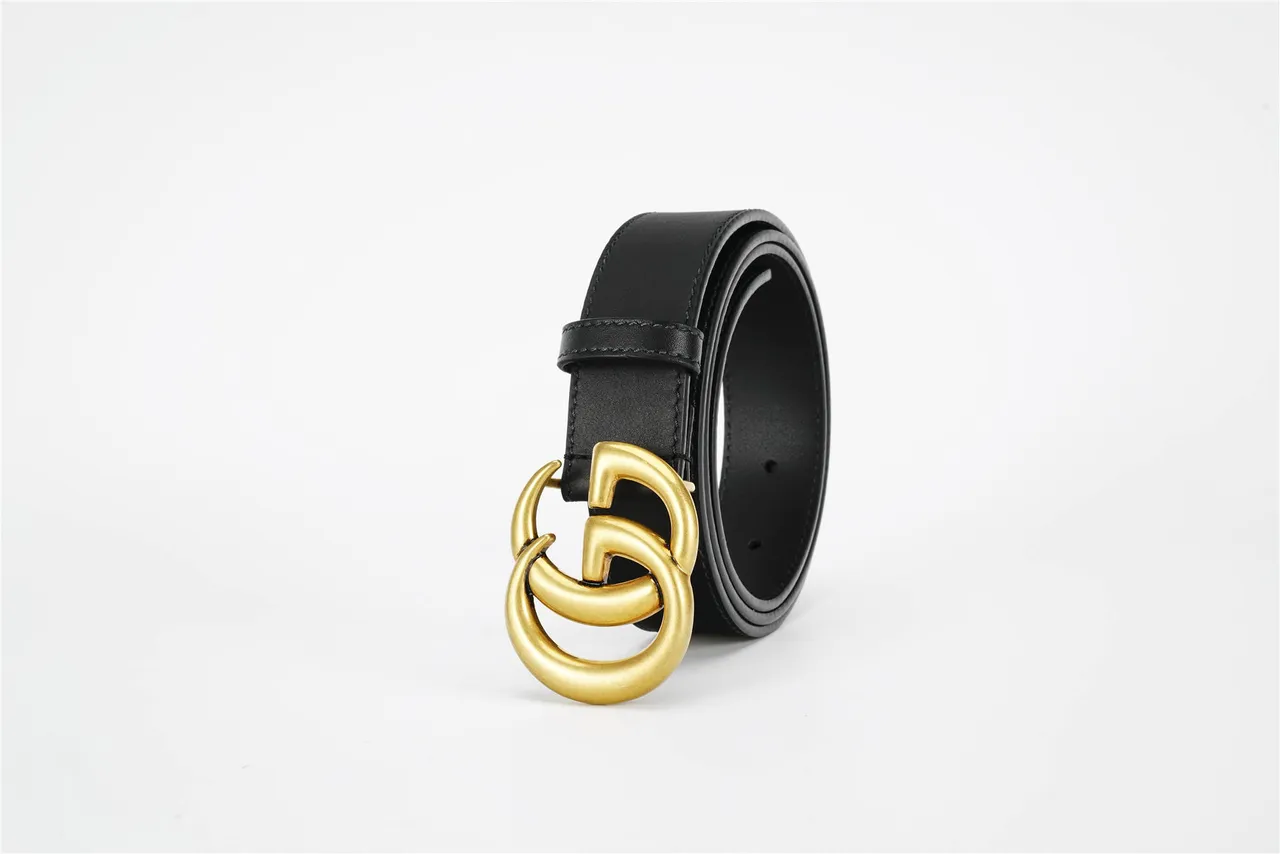 Gucci GG Marmont Black Leather Belt 17