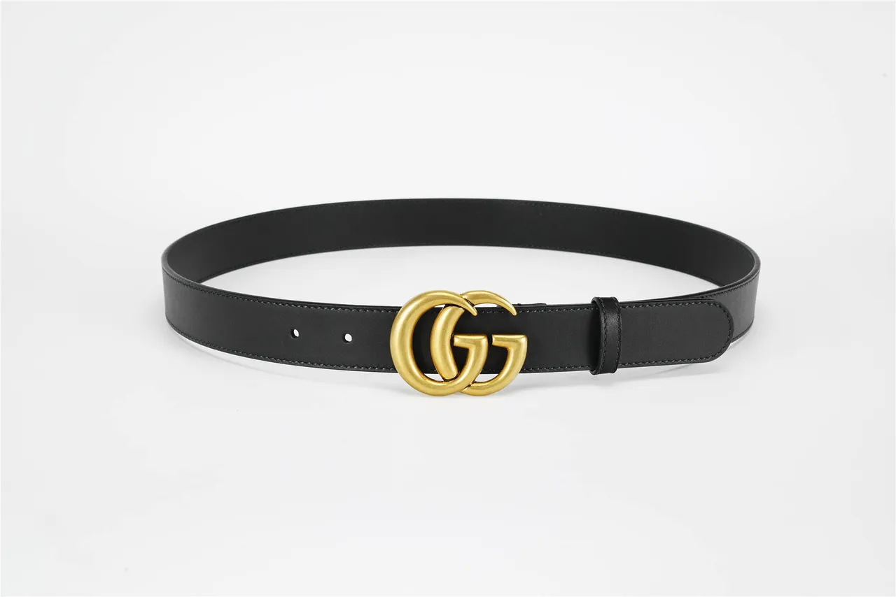 Gucci GG Marmont Black Leather Belt 22
