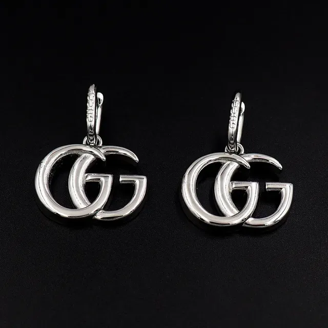 Gucci GG Marmont Interlocking G Silver Earrings 5