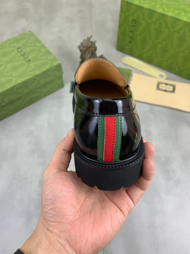 Gucci GG Marmont Loafer Black Patent Leather Loafer 3