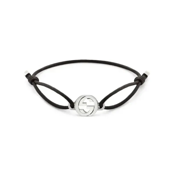 Gucci GG Marmont Red Cord Interlocking G Bracelet 9