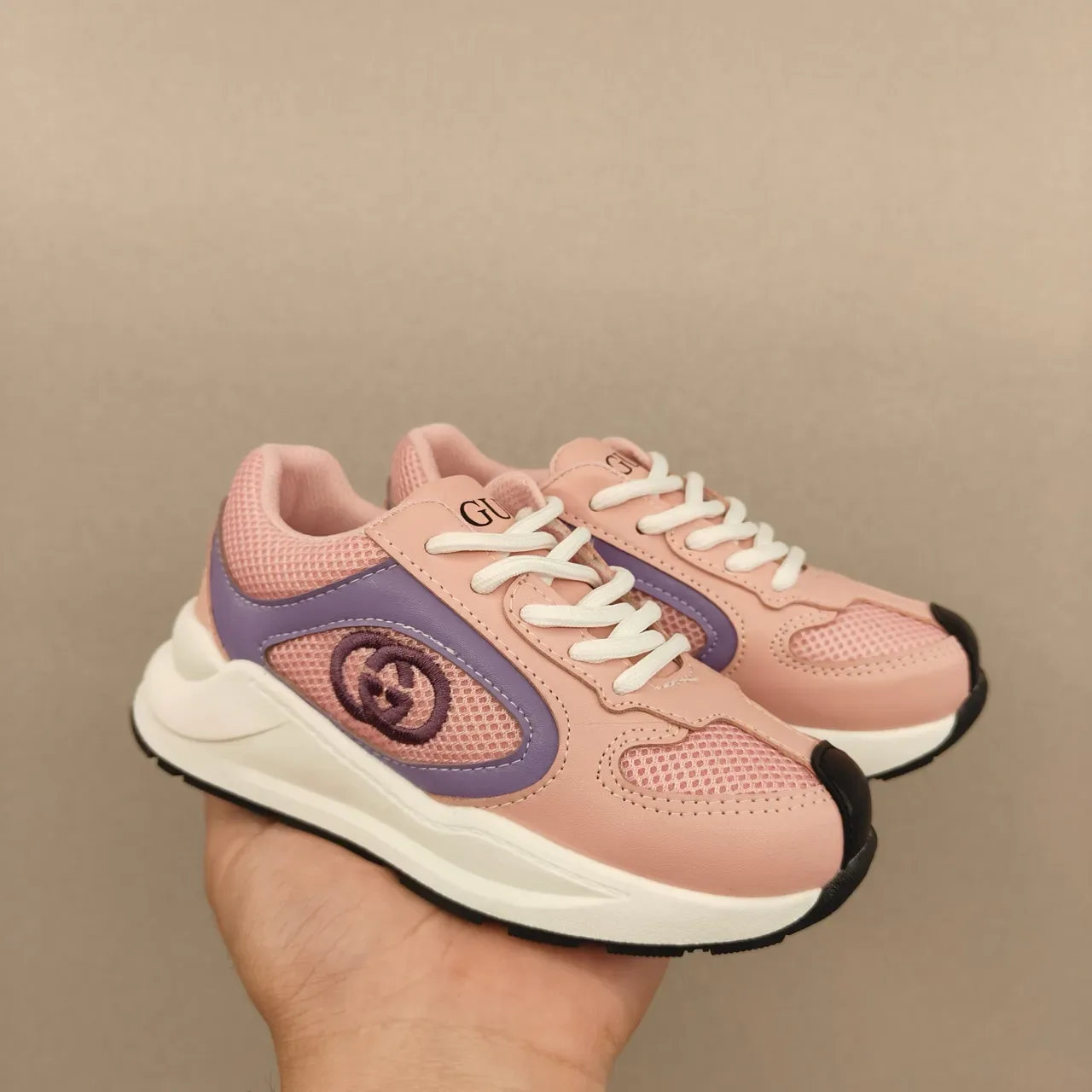 Gucci Gray Black Layered Mesh And Synthetic Upper Sculpted Chunky Midsole Lifestyle Sneakers 16