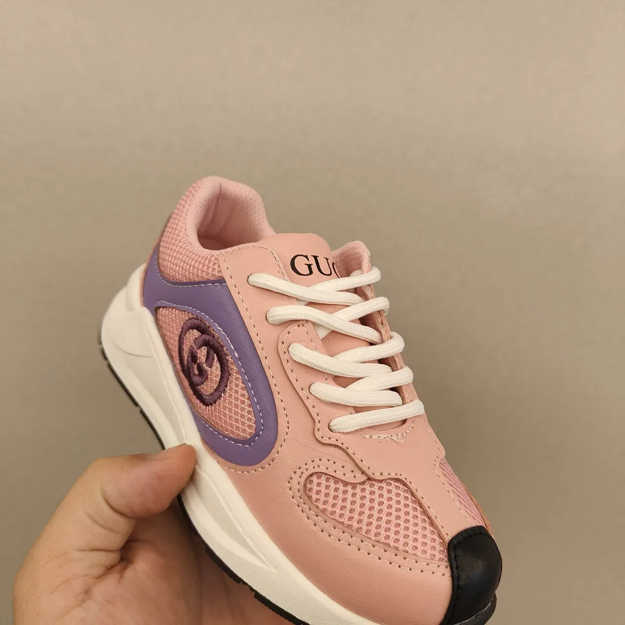 Gucci Gray Black Layered Mesh And Synthetic Upper Sculpted Chunky Midsole Lifestyle Sneakers 22
