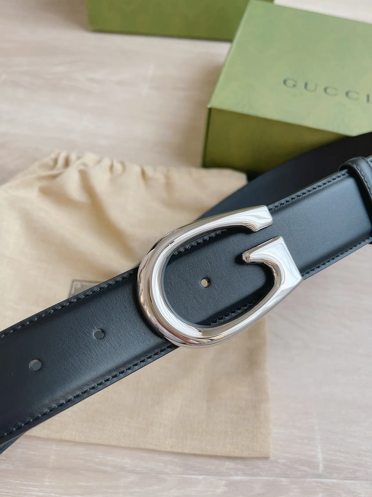 Gucci Horsebit 1955 Black Leather Belt 2