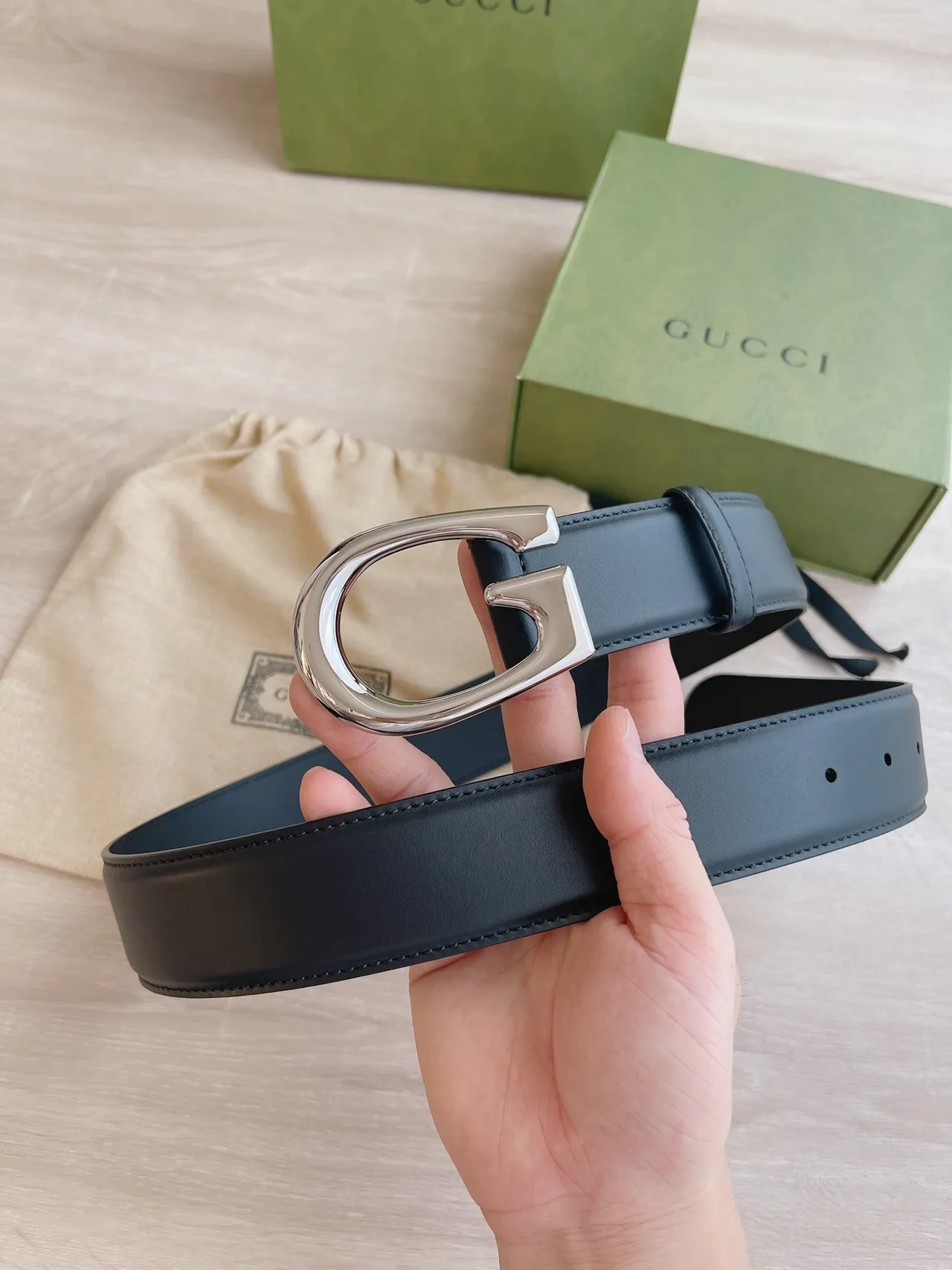 Gucci Horsebit 1955 Black Leather Belt 3