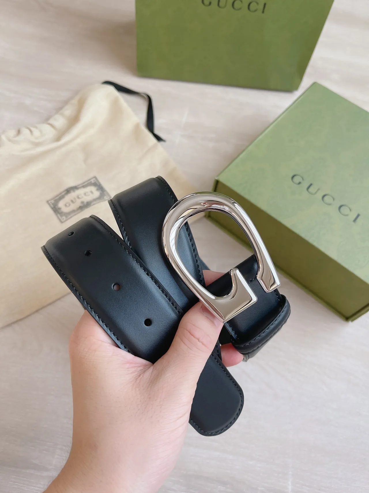 Gucci Horsebit 1955 Black Leather Belt 8