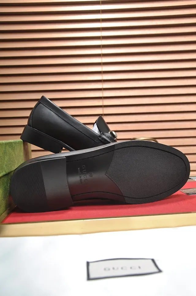 Gucci Horsebit 1955 Black Leather Loafers 3