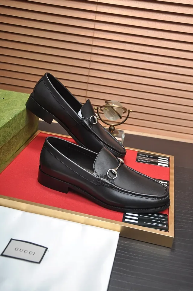 Gucci Horsebit 1955 Black Leather Loafers 4
