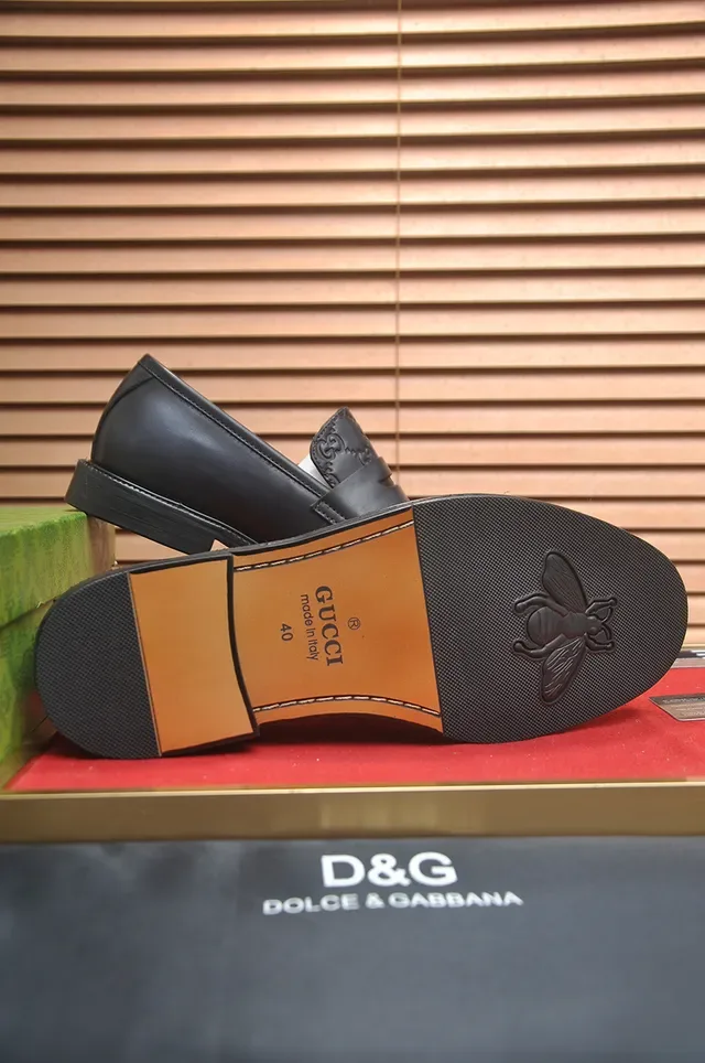 Gucci Horsebit 1955 Black Leather Moc-Toe Loafer 3