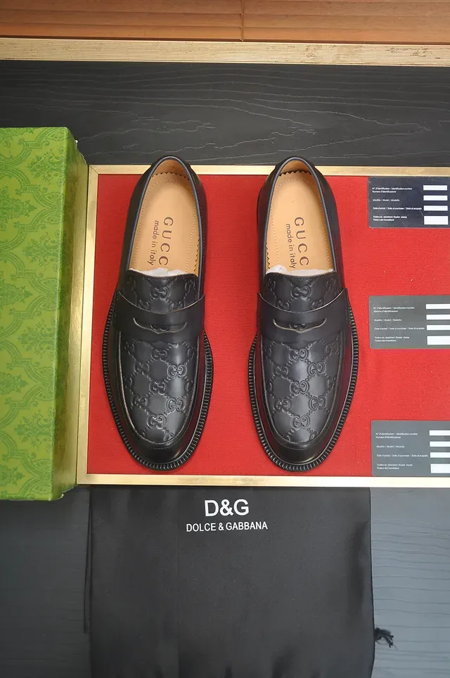 Gucci Horsebit 1955 Black Leather Moc-Toe Loafer 5