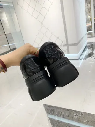 Gucci Horsebit 1955 Mocassins de Couro Patentado Preto 7