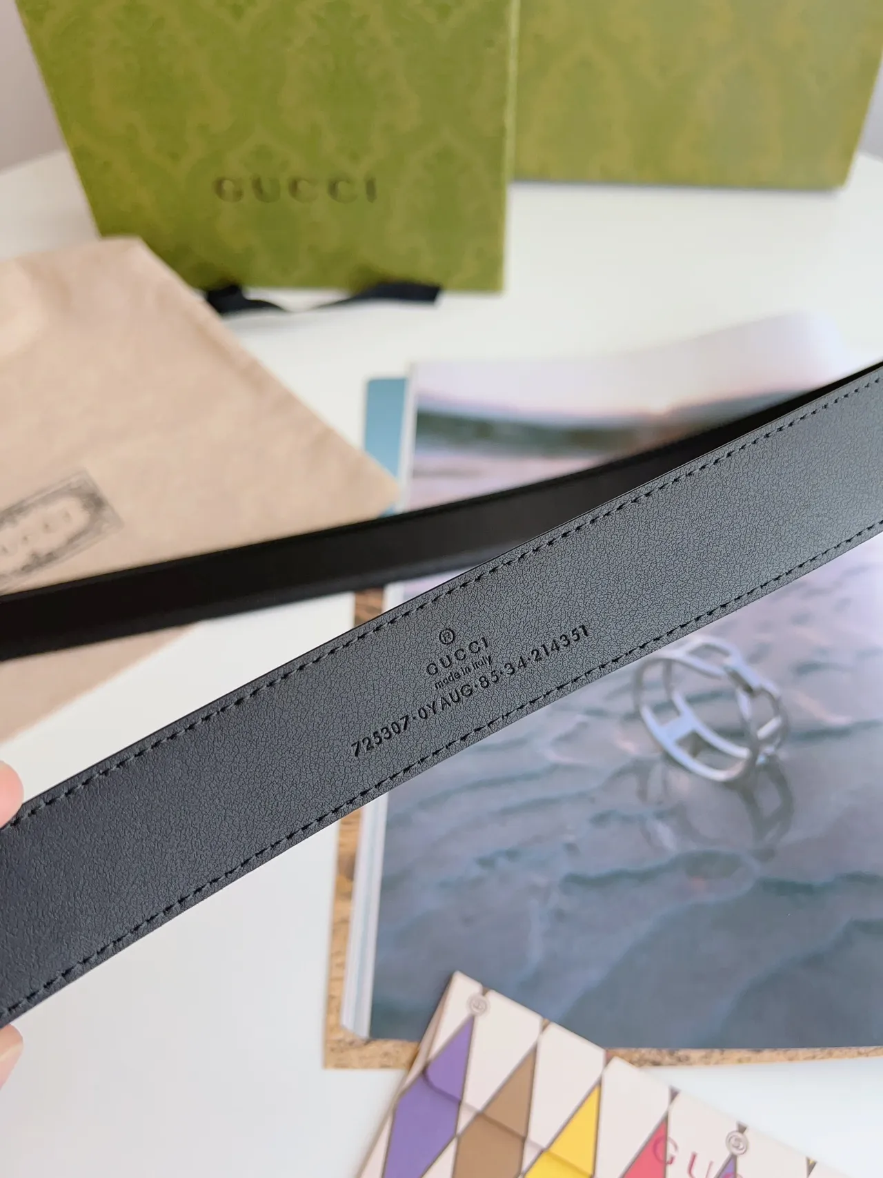 Gucci Horsebit 1955 Black Silver Smooth Buckle Leather Belt 6