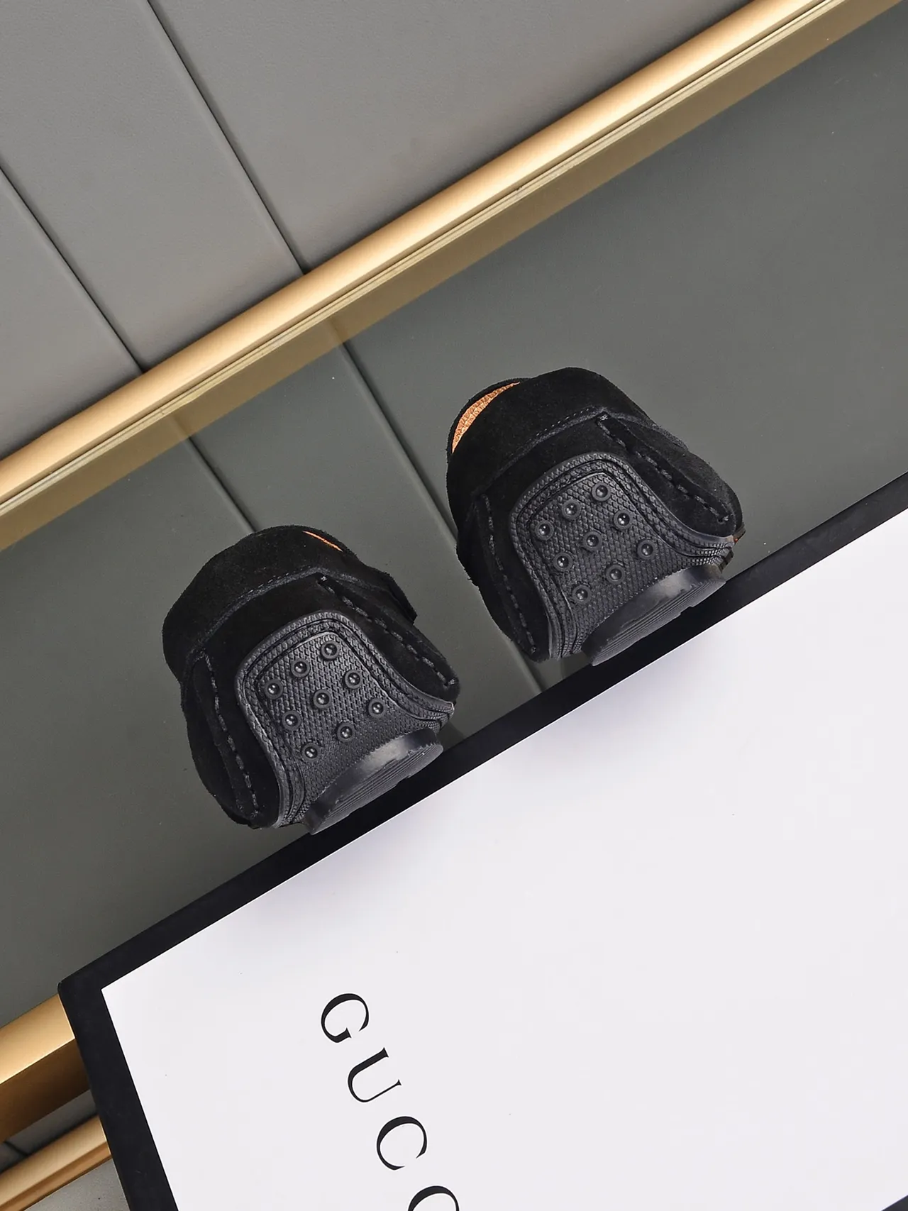 Gucci Horsebit 1955 Black Suede Loafers 4