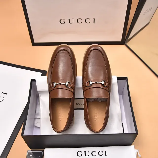 Gucci Horsebit 1955 Brown Leather Horsebit Loafers 3