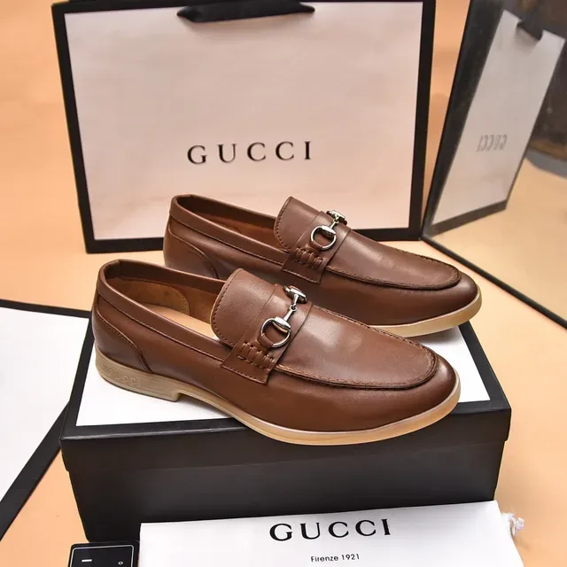 Gucci Horsebit 1955 Brown Leather Horsebit Loafers 4