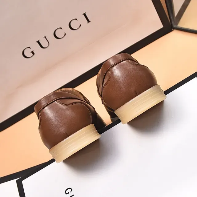 Gucci Horsebit 1955 Brown Leather Horsebit Loafers 9