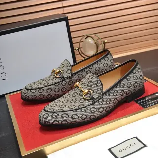 Gucci Horsebit 1955 GG Monogram Canvas Loafers