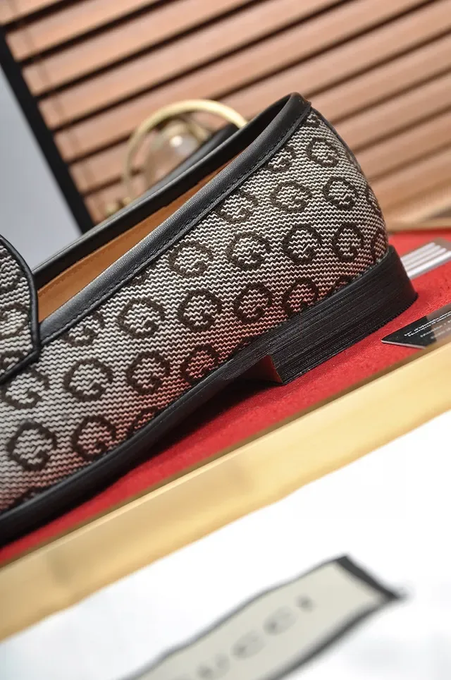 Gucci Horsebit 1955 GG Monogram Mocassins en Toile 2