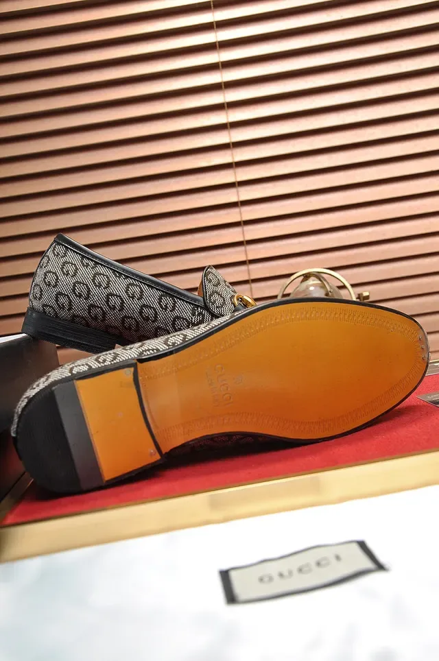 Gucci Horsebit 1955 GG Monogram Mocassins en Toile 3