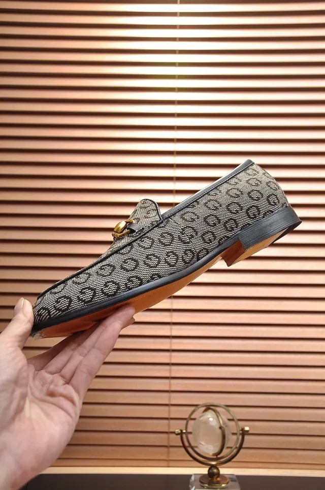 Gucci Horsebit 1955 GG Monogram Mocassins en Toile 6