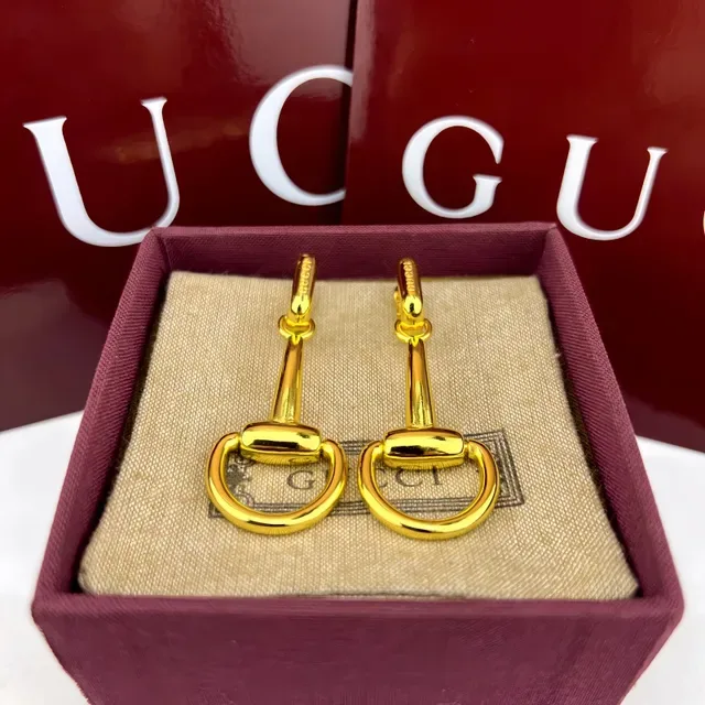 Gucci Horsebit 1955 Gold-Tone Dangling Earrings 6