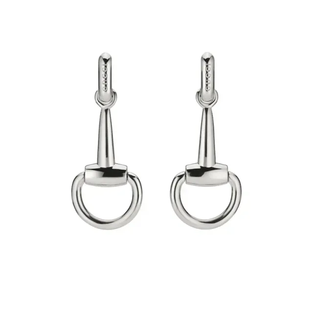 Gucci Horsebit 1955 Gold-Tone Dangling Earrings 9