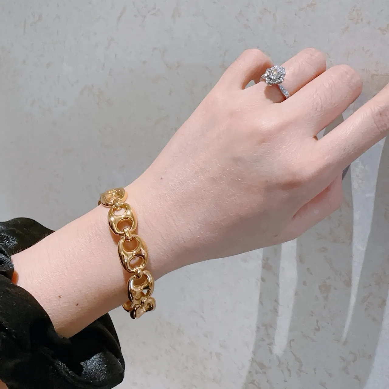 Gucci Horsebit 1955 Gold-Tone Interlocking Link Bracelet 5