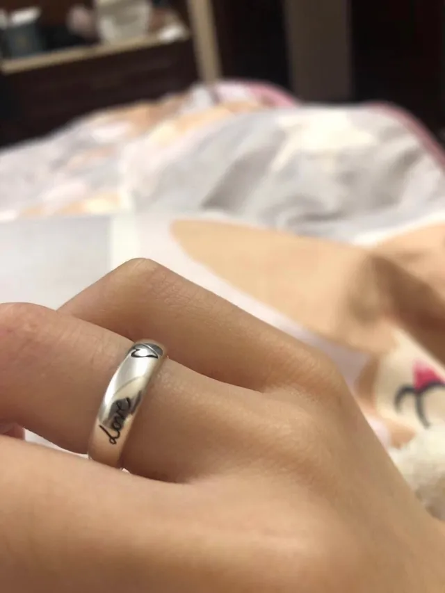 Gucci Love Ring Silver Green Polished Engraved Interlocking G Logo Ring 6