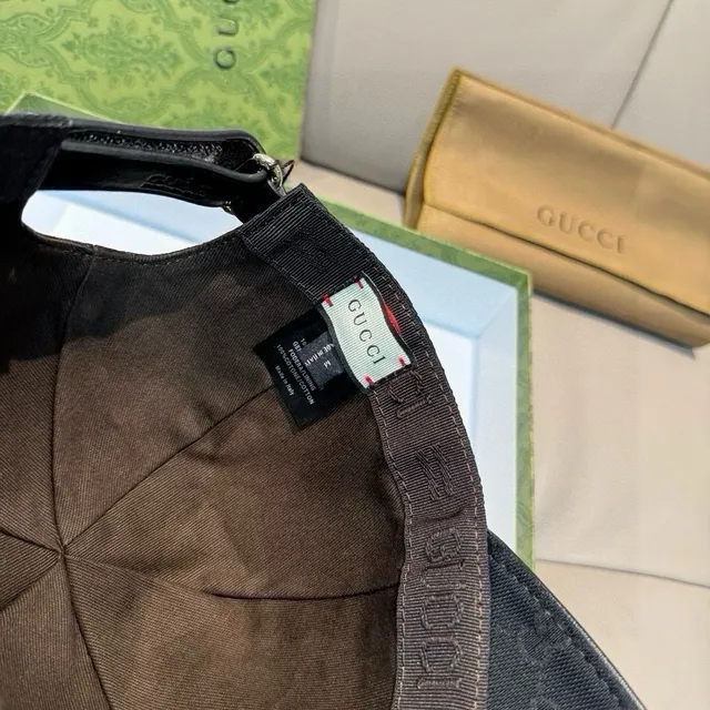 Gucci Monogram Canvas Web Stripe Baseball Cap 4