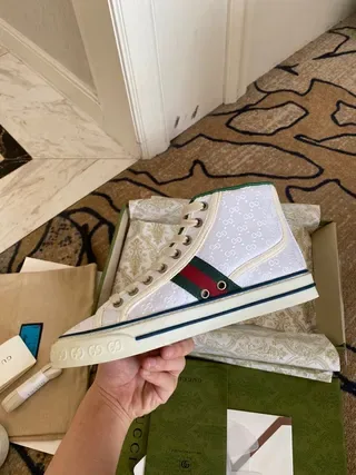 Gucci Rhyton Monogram-Print High-Top Lifestyle Sneakers 2