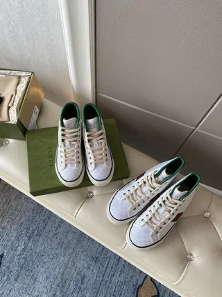 Gucci Rhyton Monogram-Print High-Top Lifestyle Sneakers 3