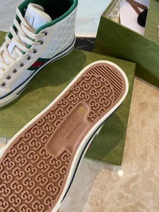 Gucci Rhyton Monogram-Print High-Top Lifestyle Sneakers 8