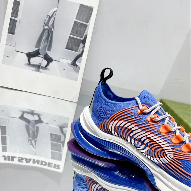 Gucci Screener Blue Orange Purple Lifestyle Sneakers 5