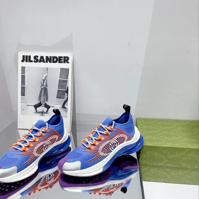 Gucci Screener Blue Orange Purple Lifestyle Sneakers 6