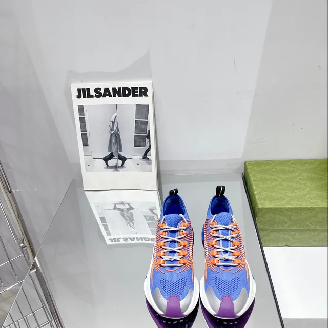 Gucci Screener Blue Orange Purple Lifestyle Sneakers 8
