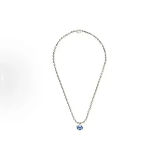 Gucci Screener Double G इनेमेल पेंडेंट नेकल