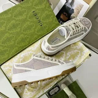 Gucci Screener Low-Top Mesh and GG Monogram Lifestyle Sneakers