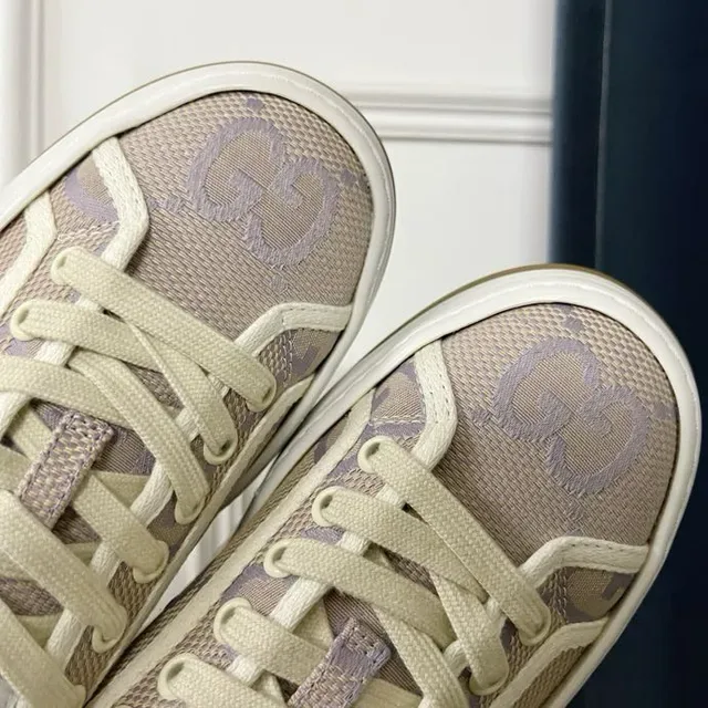Gucci Screener Low-Top Mesh and GG Monogram Lifestyle Sneakers 7