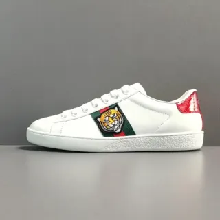 Gucci Tennis 1977 White Green Red Tiger Lifestyle Sneakers