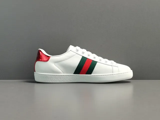 Gucci Tennis 1977 White Green Red Tiger Lifestyle Sneakers 12