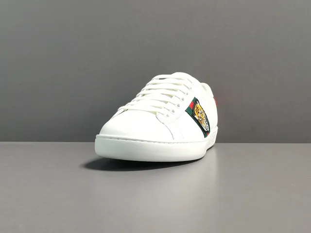 Gucci Tennis 1977 White Green Red Tiger Lifestyle Sneakers 17