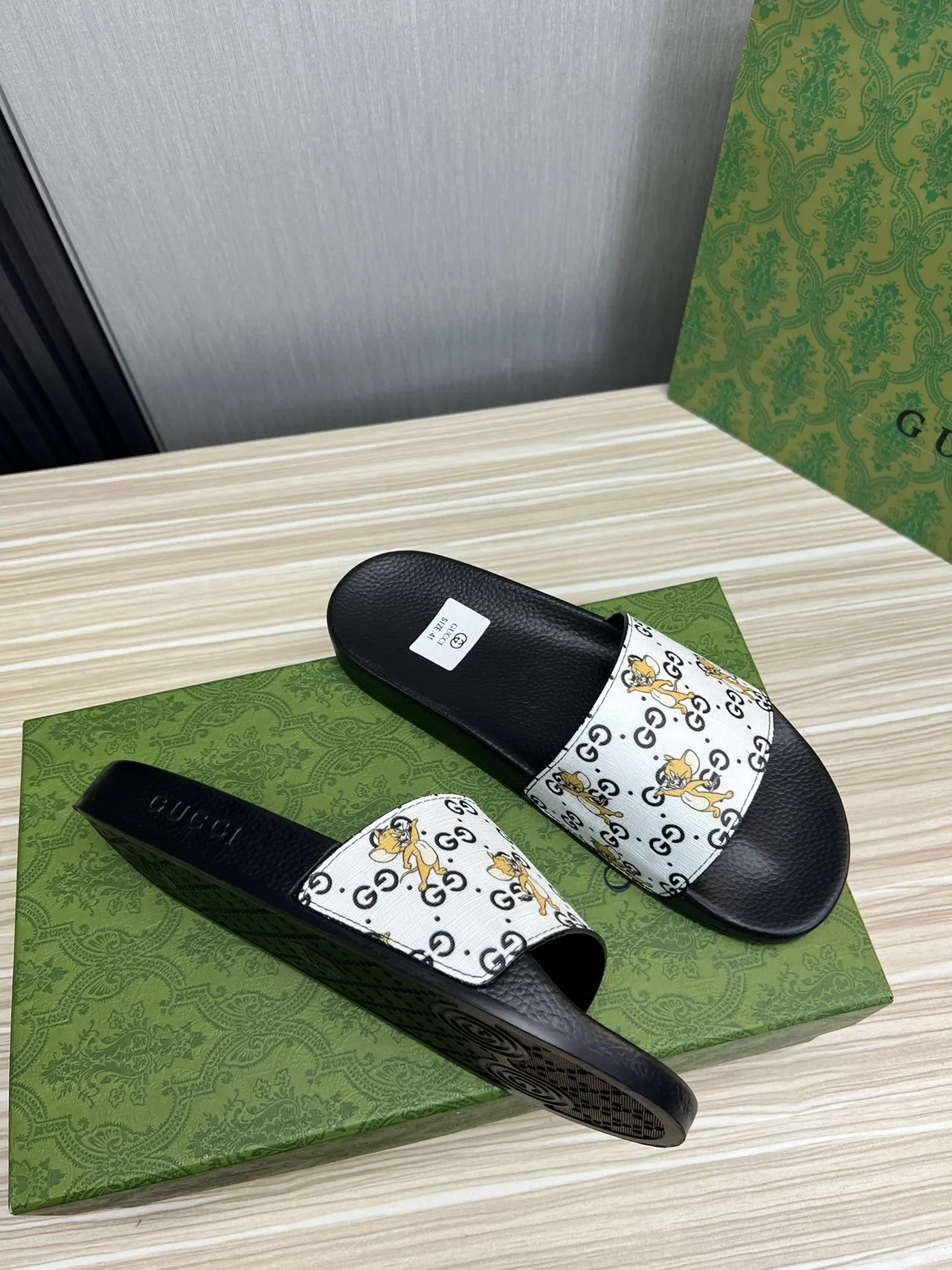 Gucci Tom & Jerry GG مطبوع مائل 5