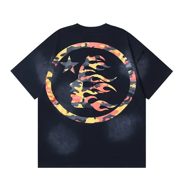 Hellstar Flame Camo Oversized T-Shirt 3
