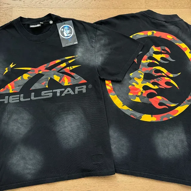 Hellstar Flame Camo Oversized T-Shirt 7
