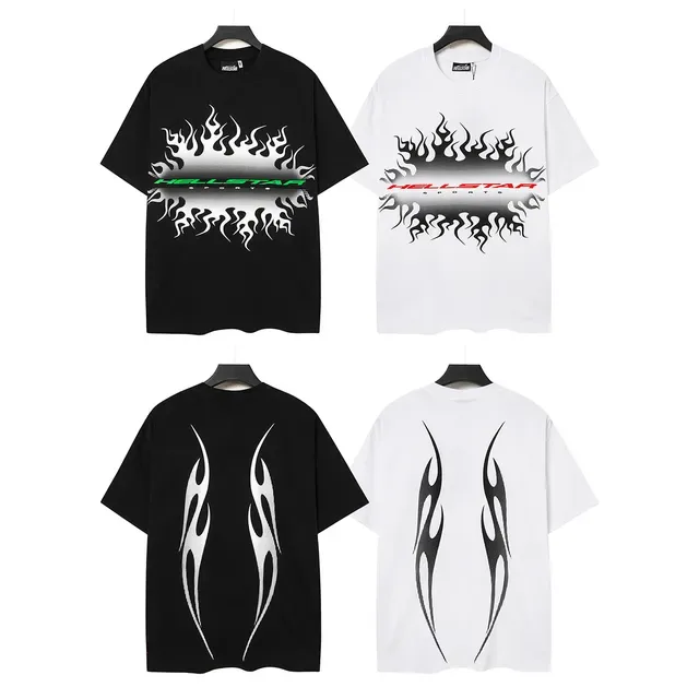 Hellstar Flame Graphic Oversized T-Shirt 2