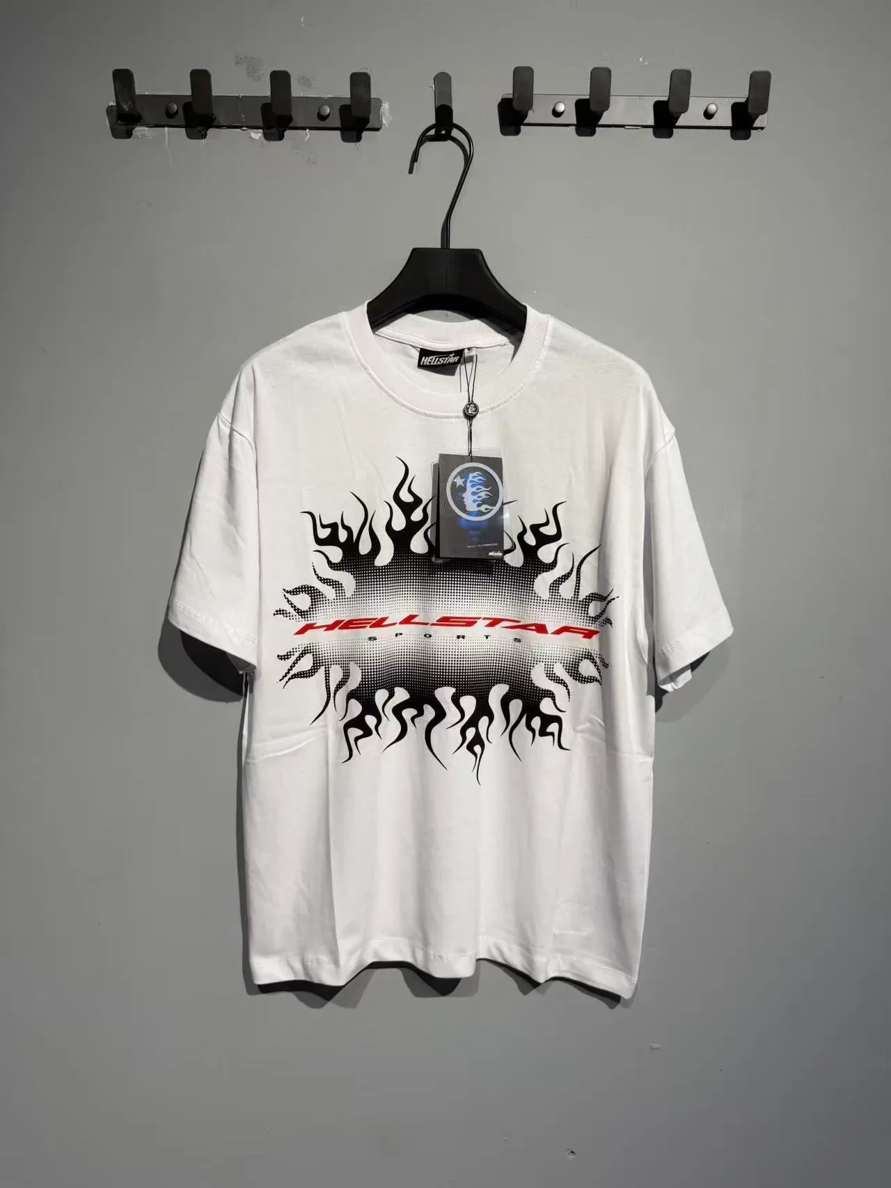 Hellstar Flame Graphic Oversized T-Shirt 10