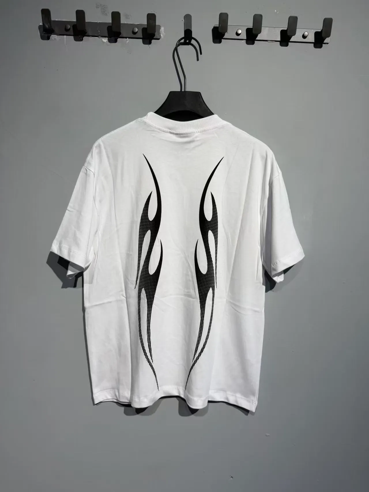 Hellstar Flame Graphic Oversized T-Shirt 11