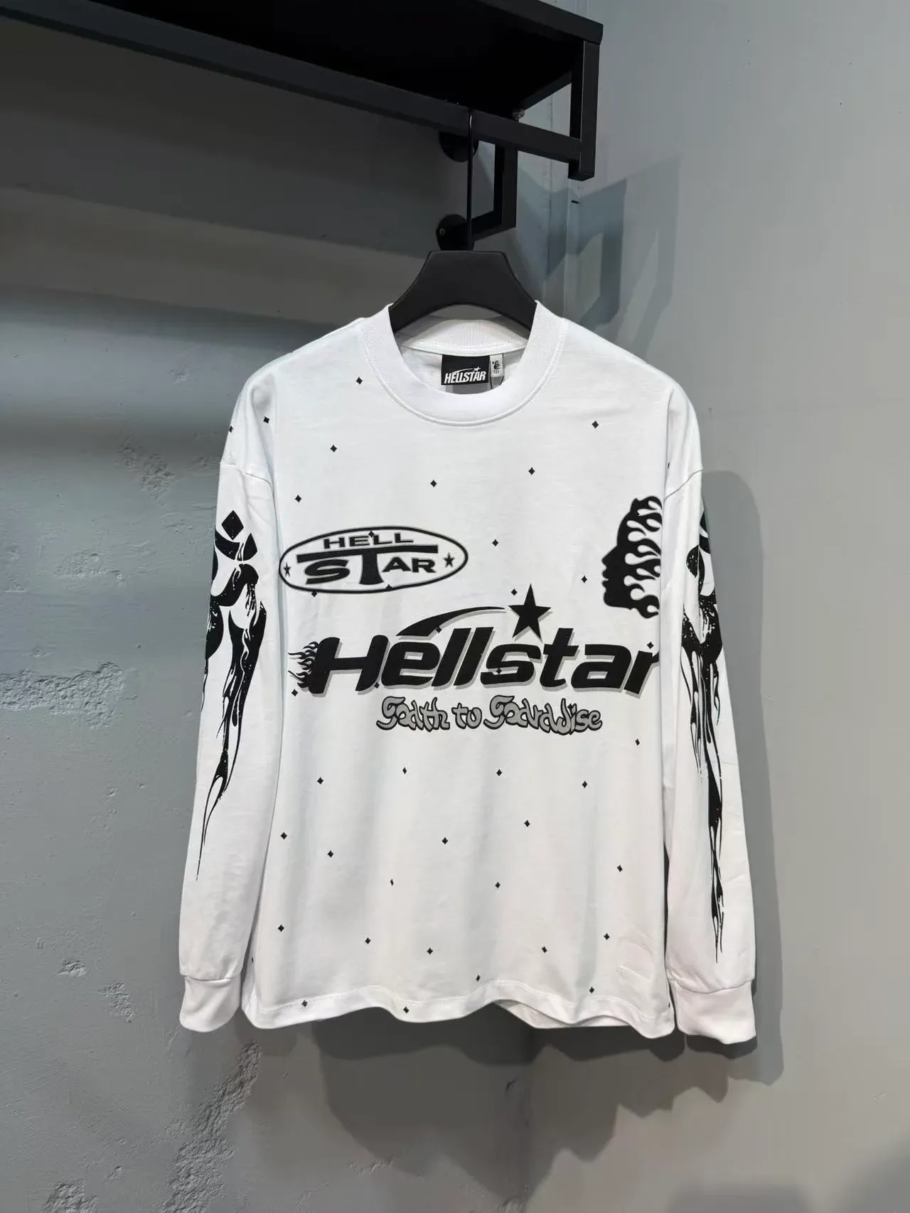 Hellstar Graphic Print Long-Sleeve Crewneck T-Shirt 5