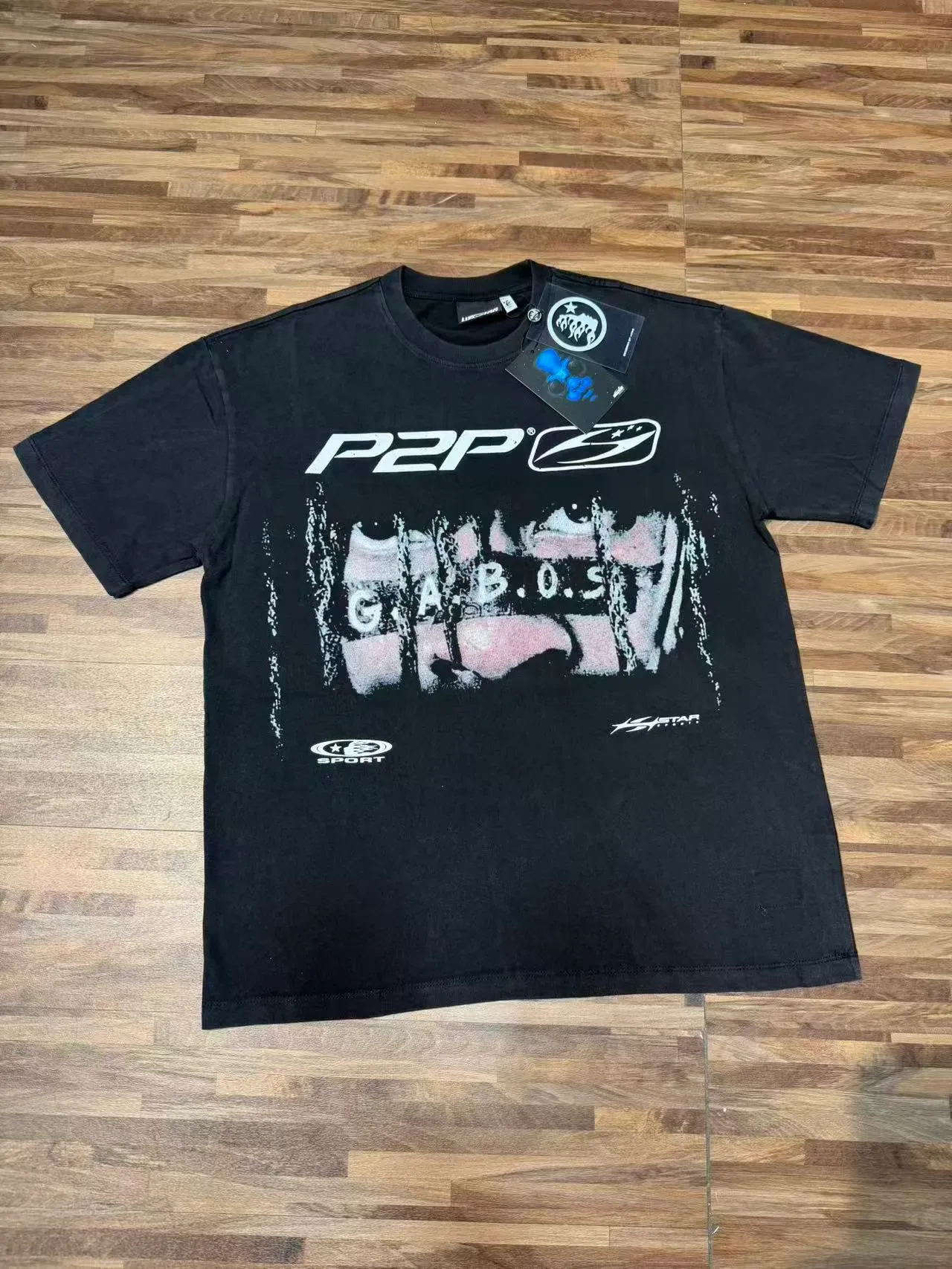 Hellstar Graphic-Print Oversized Black T-Shirt 2